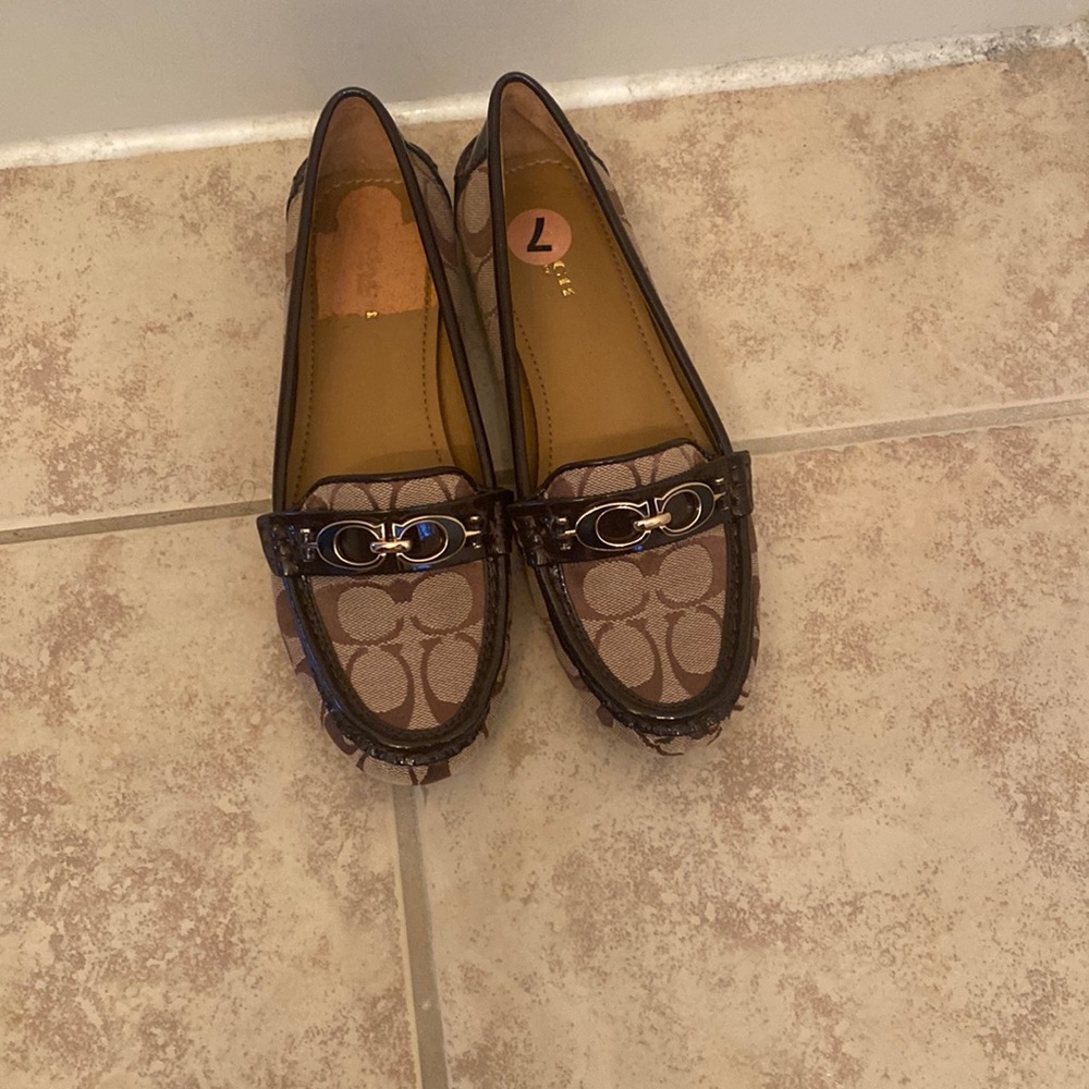 Beautiful coach loafers .Business casual ready